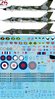 STS7219 RAF Camouflaged Vulcans - 1/72 Scale Screen Printed Decal