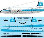 144-1224 Maersk Air Hawker Siddeley HS-748 laser decal - for Mark 1 models kit