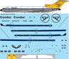 144-1192 Condor Boeing 727-230 laser decal